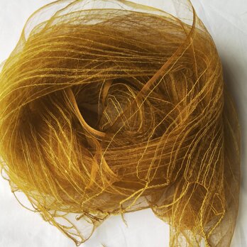 草木染めストール マリーゴールド