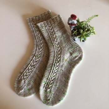 No.483 手編み靴下　