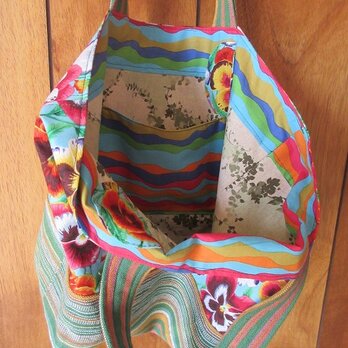 手さげバッグ　～ミラクルパンジー～　