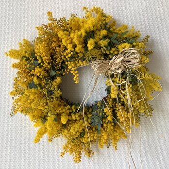 atelierBLUGRA八ヶ岳〜フレッシュミモザのWreath33