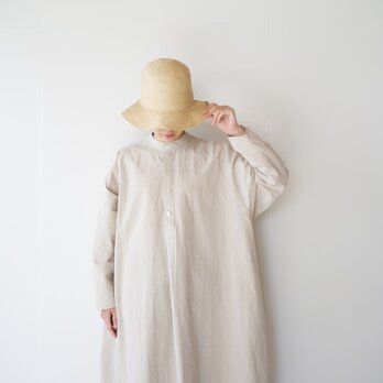 paper cotton one piece/beige