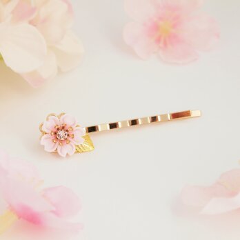 桜のヘアピン  ～花の宴～ （ つまみ細工＊受注制作 ）の画像