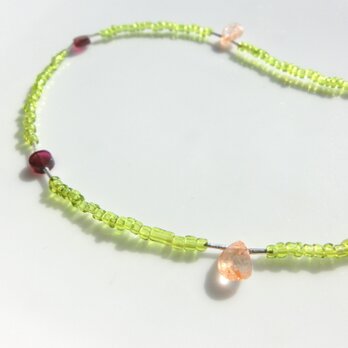 peace necklace -pistachio-の画像