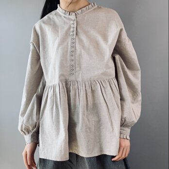 コットンチュニック(ベージュ)