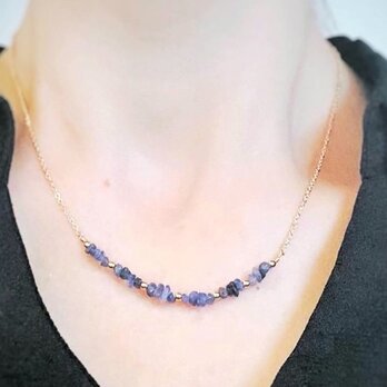 ロイヤル/ブルーサファイアネックレス Royal Blue sapphire Necklace N0018の画像