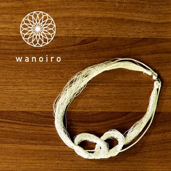 和の彩 wanoiro 銀糸 ネックレス　(658-911)の画像