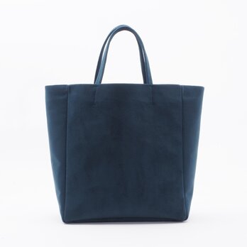 <在庫sale>light suede handbag L（深緑）/人工皮革（アルカンタラ）/HB017の画像