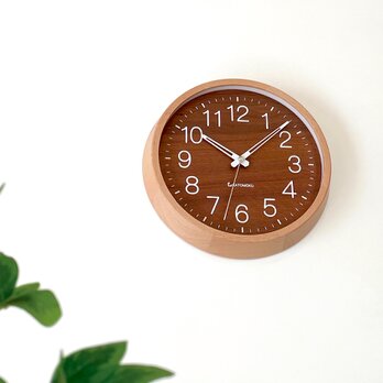 KATOMOKU muku clock 2 km-73NA 掛け時計 木製 無垢材の画像