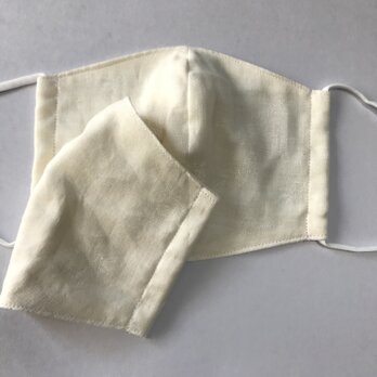 大人用マスク2枚セット　ダブルガーゼ生地