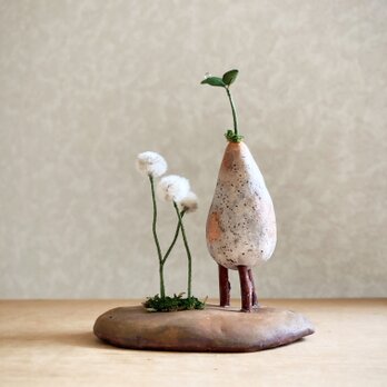 5548.bud 三本脚　綿毛の旅立ち