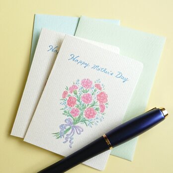 母の日 ミニメッセージカード「花束」 ２枚入の画像