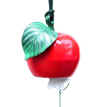 南部鉄器 フルーツ風鈴 リンゴの画像