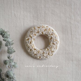 doughnut (gold beads)の画像