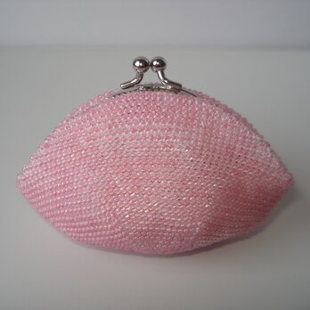 Beaded Purse --桃色-- (S)の画像