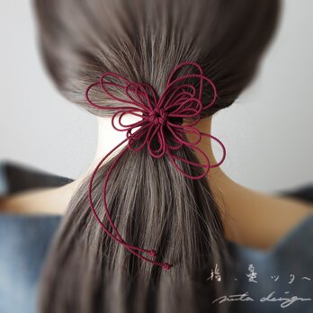 ヘアゴム「指、憂ツタヘ」の画像