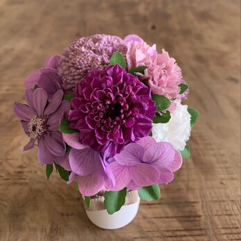 プチ仏花　style紫①の画像