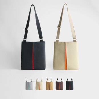 KOSHO ougi pleats 帆布 ポシェットの画像