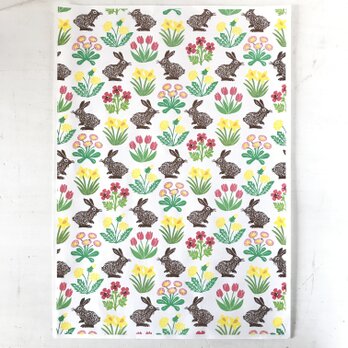 patterned papaer -spring flowers- 4枚入りの画像