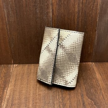 【金運アップに！】エラブウミヘビ使用のカードサイズミニ財布の画像