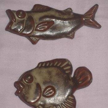 魚の箸置き　アジ・イシダイの画像
