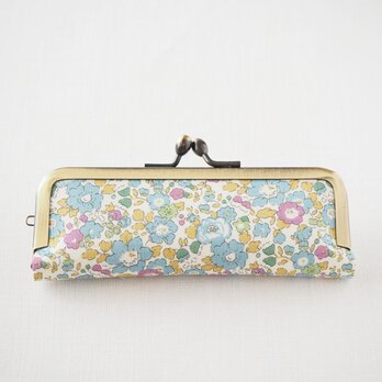 ■リバティプリントのがま口印鑑ケース 【Lサイズ】 / ベッツィ・アン■ hanko case (lbt-ba)