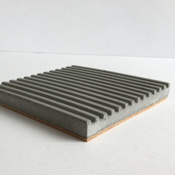 コンクリートコースター 四角形　-コンクリート/モルタル/セメント雑貨-の画像