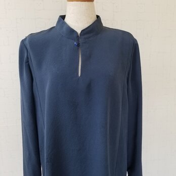 Sale  着物リメイク　マオカラーブラウス