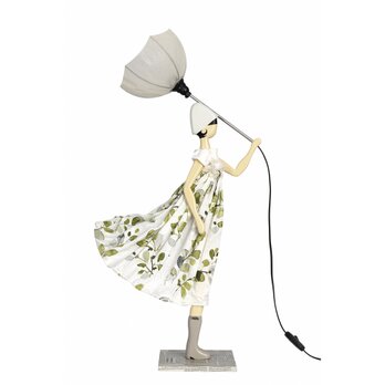 【2021年春夏モデル】風のリトルガールおしゃれランプ Elia テーブルランプ 受注製作 送料無料の画像