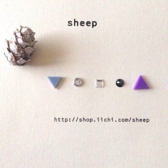 sheepの華奢ピアス　５点セットNo⑥の画像