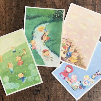 ポストカード『春夏秋冬』4枚セットの画像