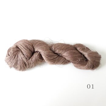 奄美大島の泥染絹糸：01の画像