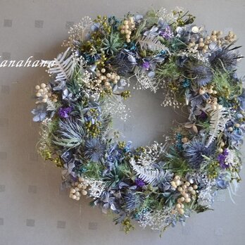 【母の日2021】wreath「青のオアシス」の画像