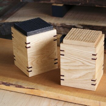 栗のキャニスター(黒)