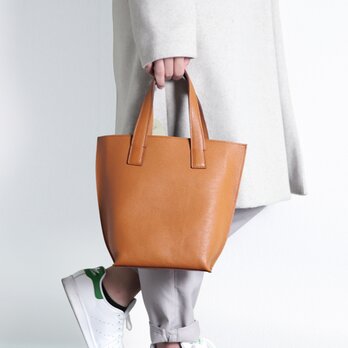 エンボスシュリンク レザー トートバッグ レディース ミニトートバッグ 小さめ 型押し キャメル ak-54ks