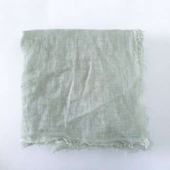 linen shawl #kusagiの画像