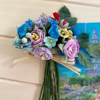 布花Small corsage gift series Pastel flowers Bの画像
