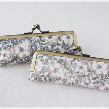 ■リバティプリントのがま口印鑑ケース 【Lサイズ】 / メイモリス■　hanko case (lbt-mm)