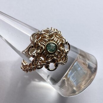 『 Wind flower ( SP-em21’ ) 』Ring by K14GF