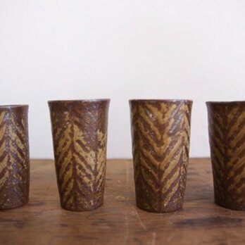 城 進［鉄絵　筒杯］