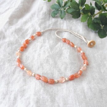 Orange Shine Short Necklaceの画像