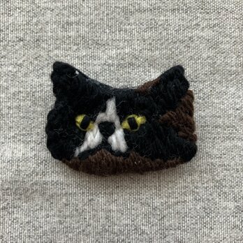 エキゾチックショートヘア2　ねこ＊ブローチ
