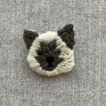 シャム　ねこ＊ブローチ