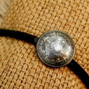 ＃H187 Yugoslavia Coin Hair Elasticの画像