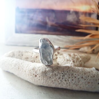 【14号】chrystal tumble ring silver925の画像