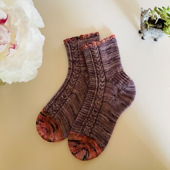 No.535 手編み靴下