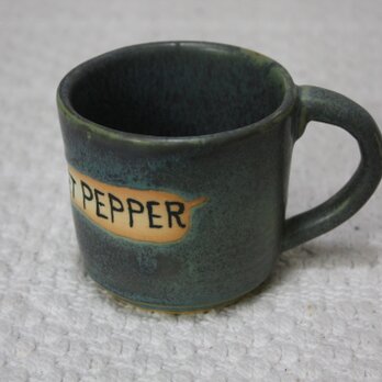 空砂釉sweet pepper のコーヒーカップの画像