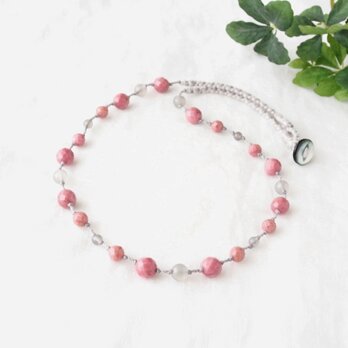Pink×Gray Necklaceの画像
