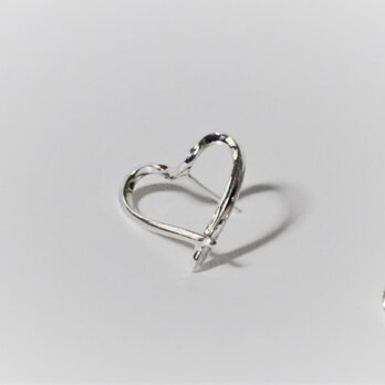 Sincere Love Silver Earringsの画像