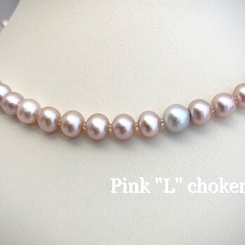 Pink "L" choker（ピンク”エル”チョーカー）の画像