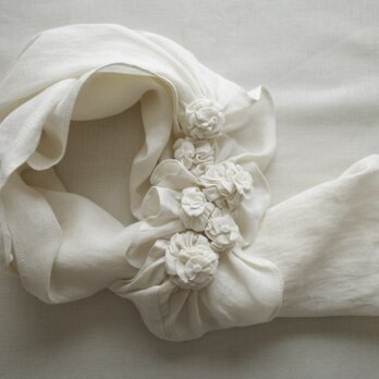 花のストール・きなり